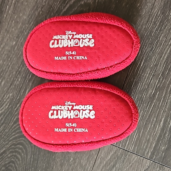 Disney Mickey Mouse Clubhouse Toddler Slippers Size 5/6 - Picture 4 of 8